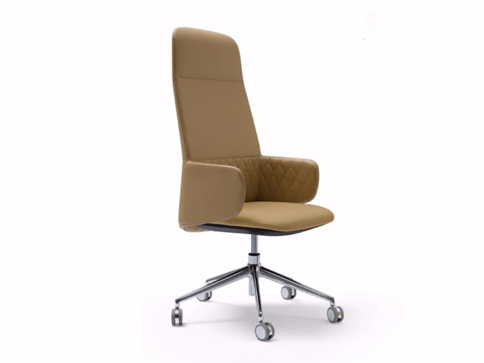 DEEP DIAMOND / EXECUTIVE - High-back executive chair with 5-spoke base _ Quinti Sedute